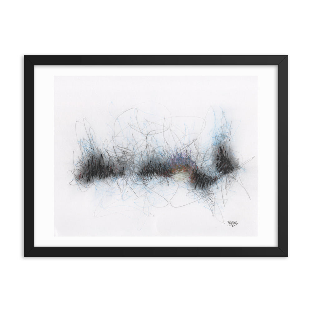 Miles To Go Before I Sleep - Framed Art Print