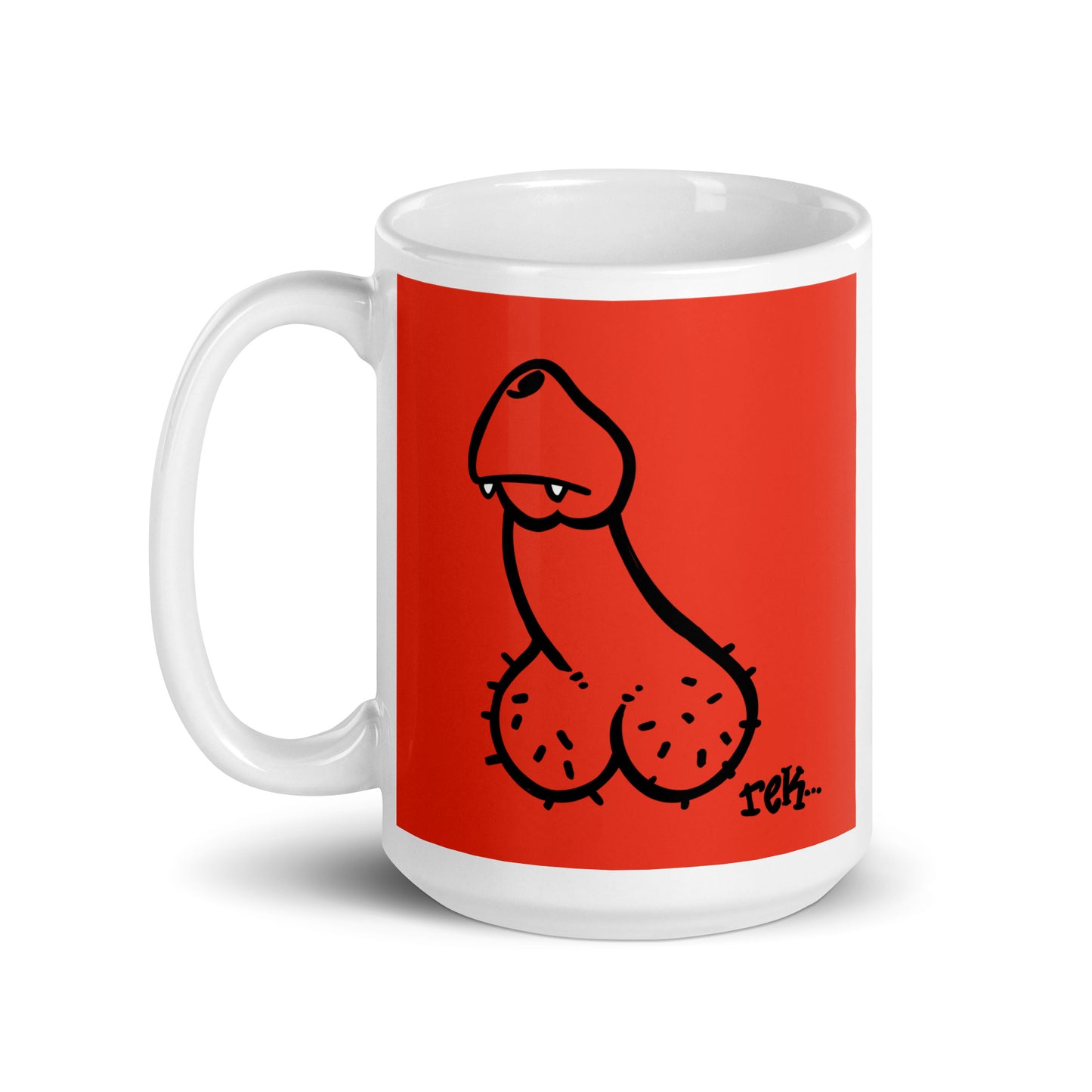 Vampire Penis White Glossy Mug