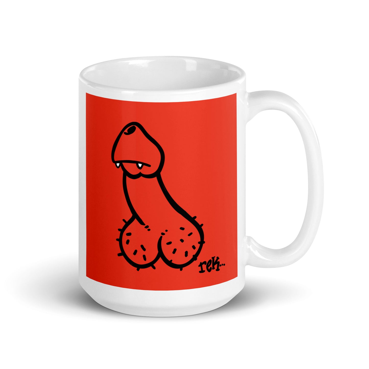 Vampire Penis White Glossy Mug