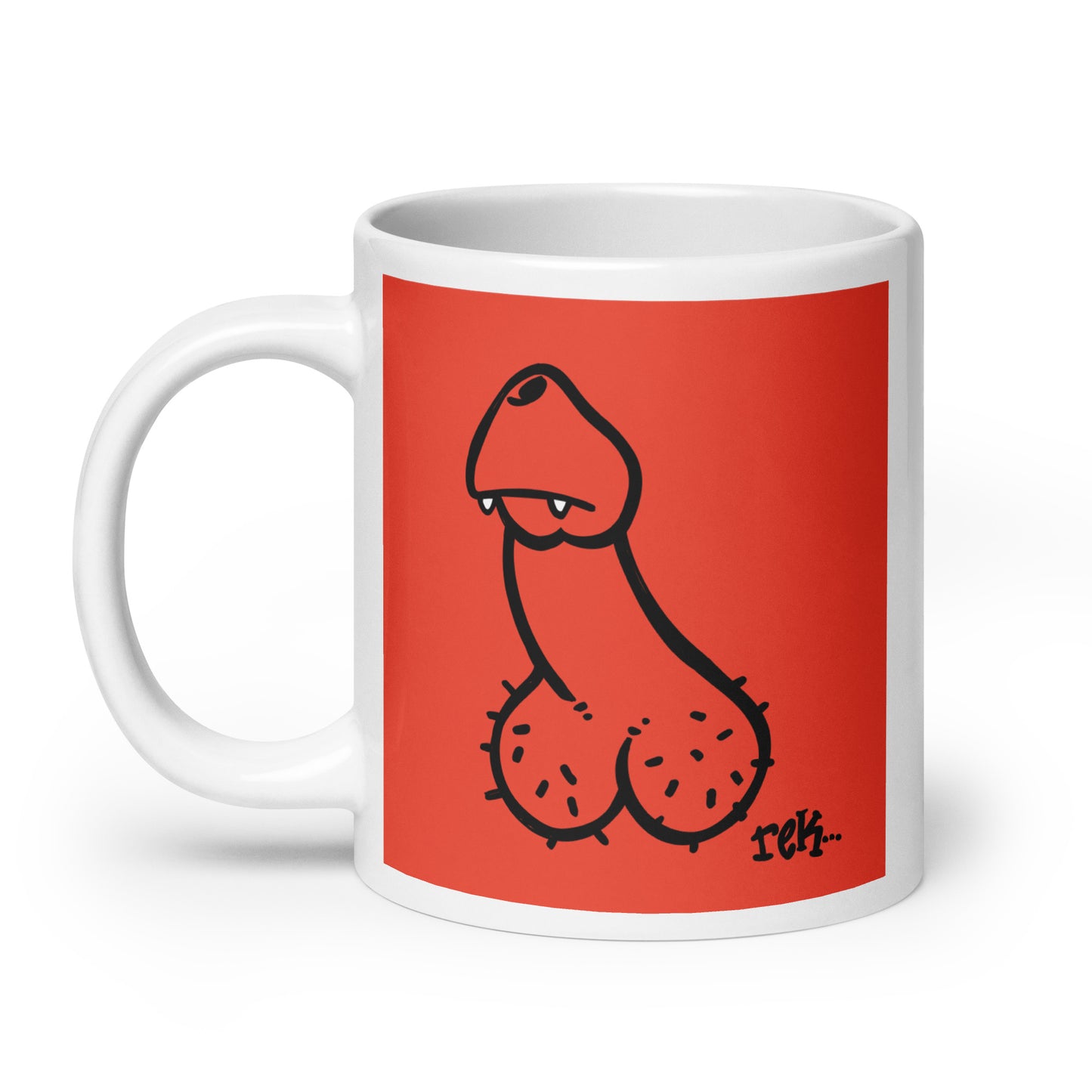 Vampire Penis White Glossy Mug