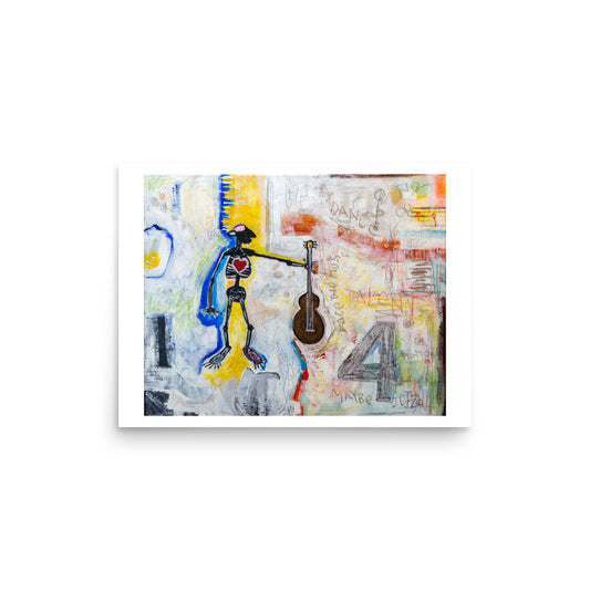 Middle-Aged Musician - Fine Art Print