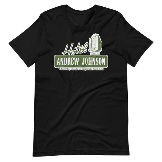 Retro Hotel Andrew Johnson T-shirt in Green