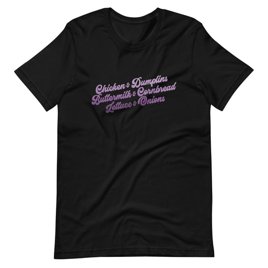 Chicken & Dumplins T-Shirt - Purple