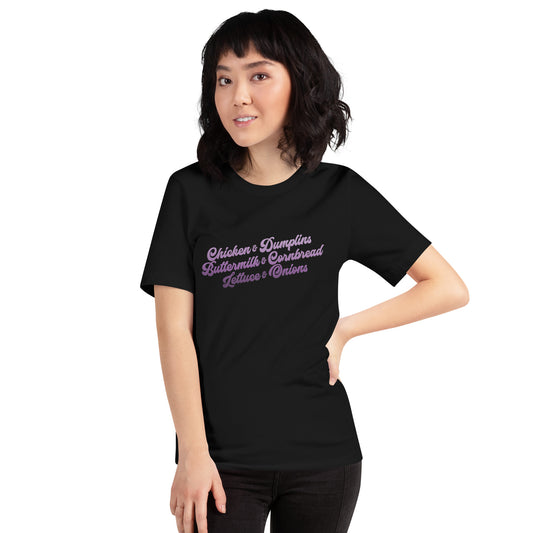 Chicken & Dumplins T-Shirt - Purple