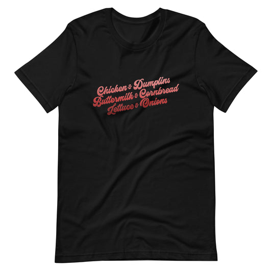 Chicken & Dumplins T-Shirt - Red