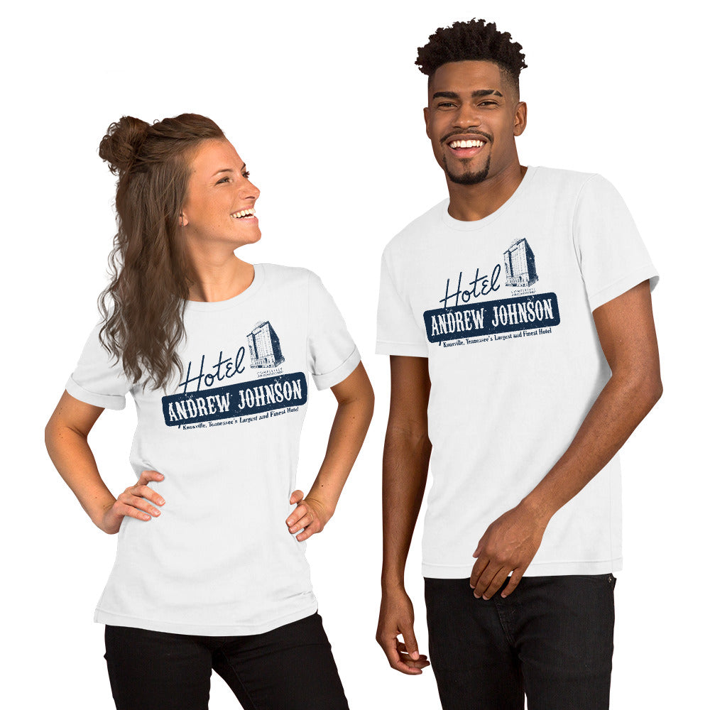 Retro Hotel Andrew Johnson T-shirt in Blue