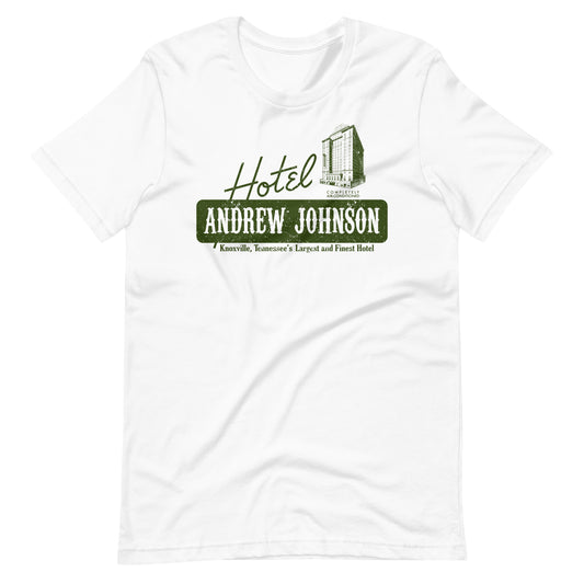 Retro Hotel Andrew Johnson T-shirt in Green