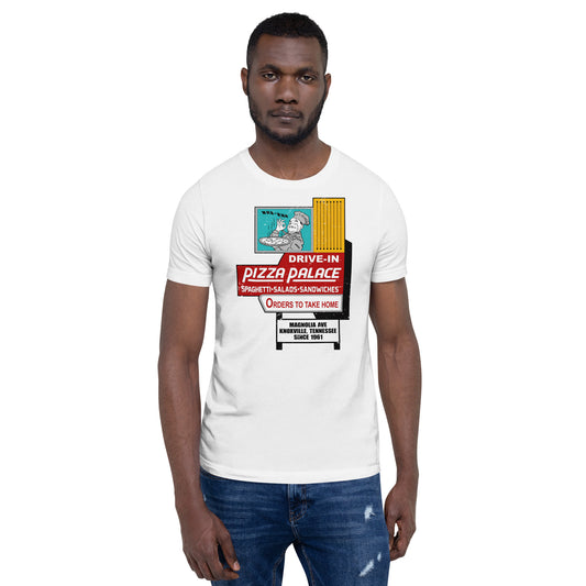 Retro Distressed Pizza Palace Sign T-shirt