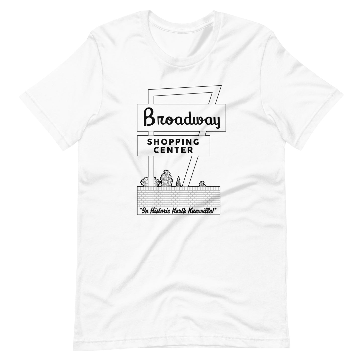 Retro Knoxville Broadway Shopping Center Sign T-shirt