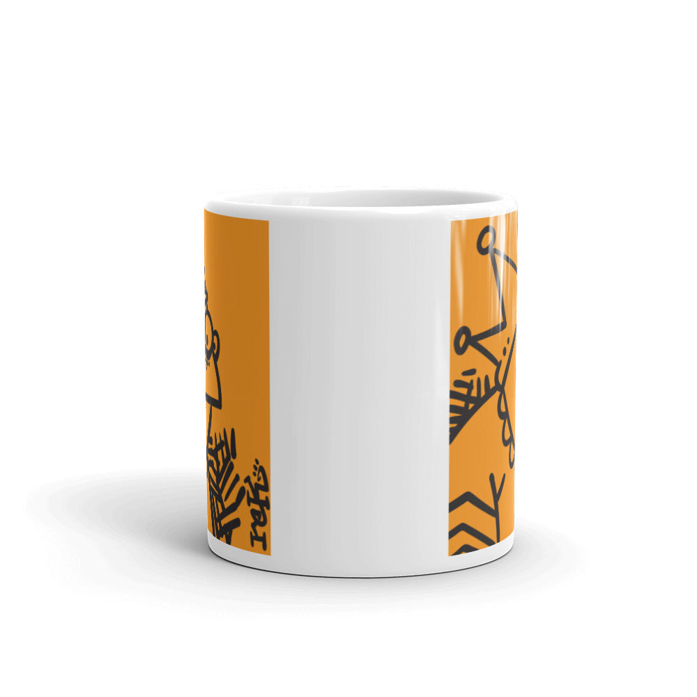 King For A Day White Glossy Mug