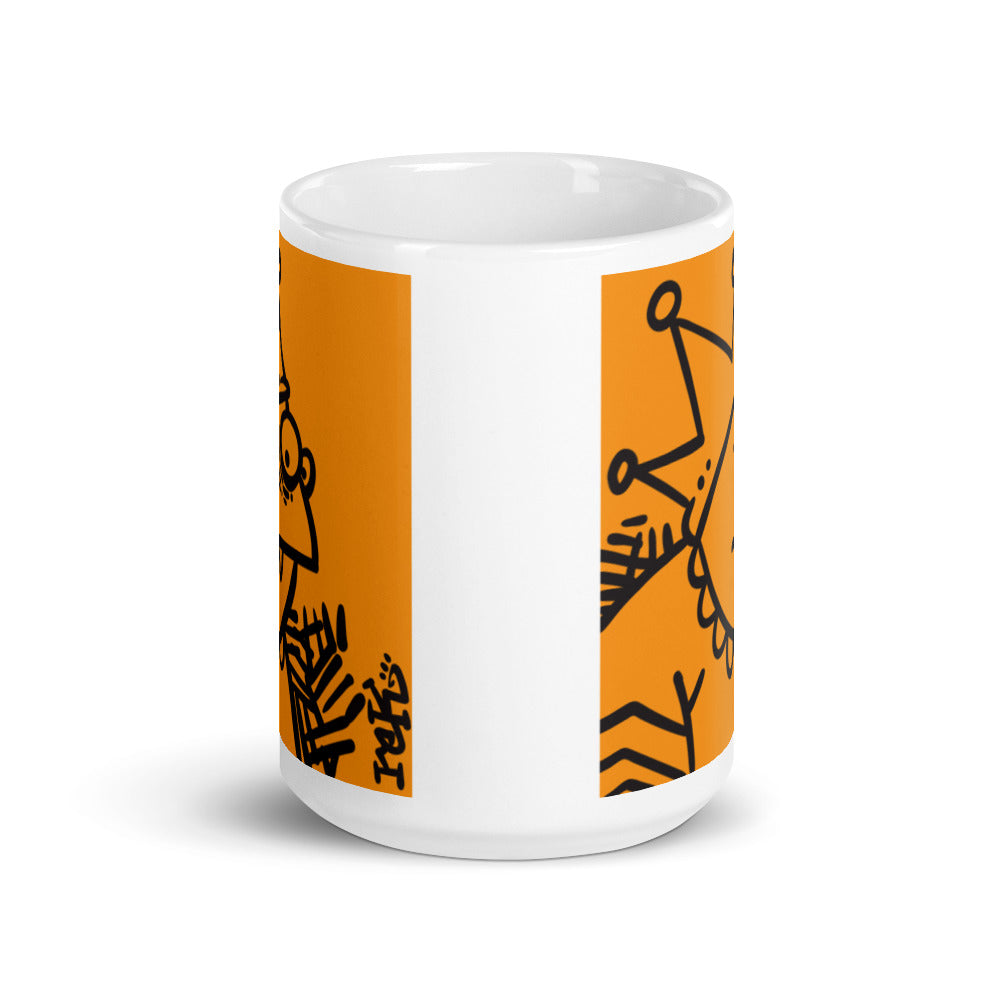 King For A Day White Glossy Mug