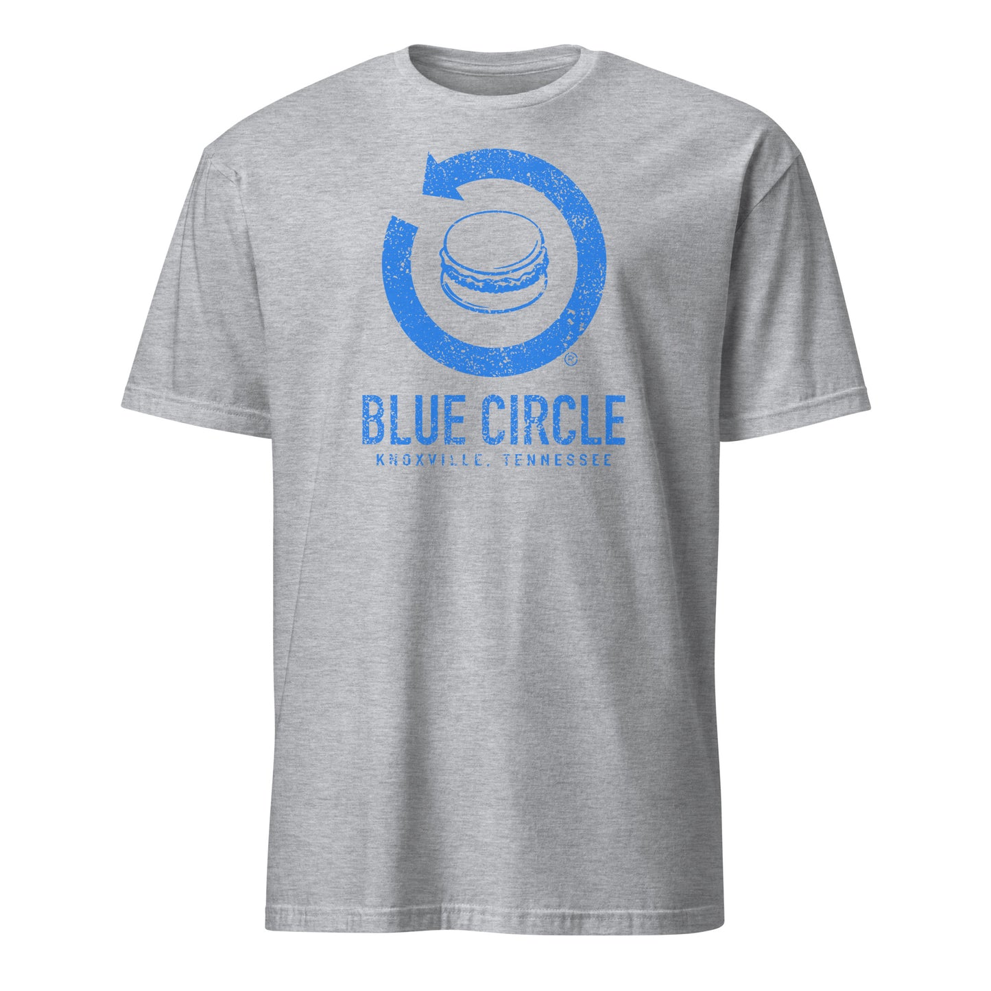 Blue Circle Arrow Logo T-shirt