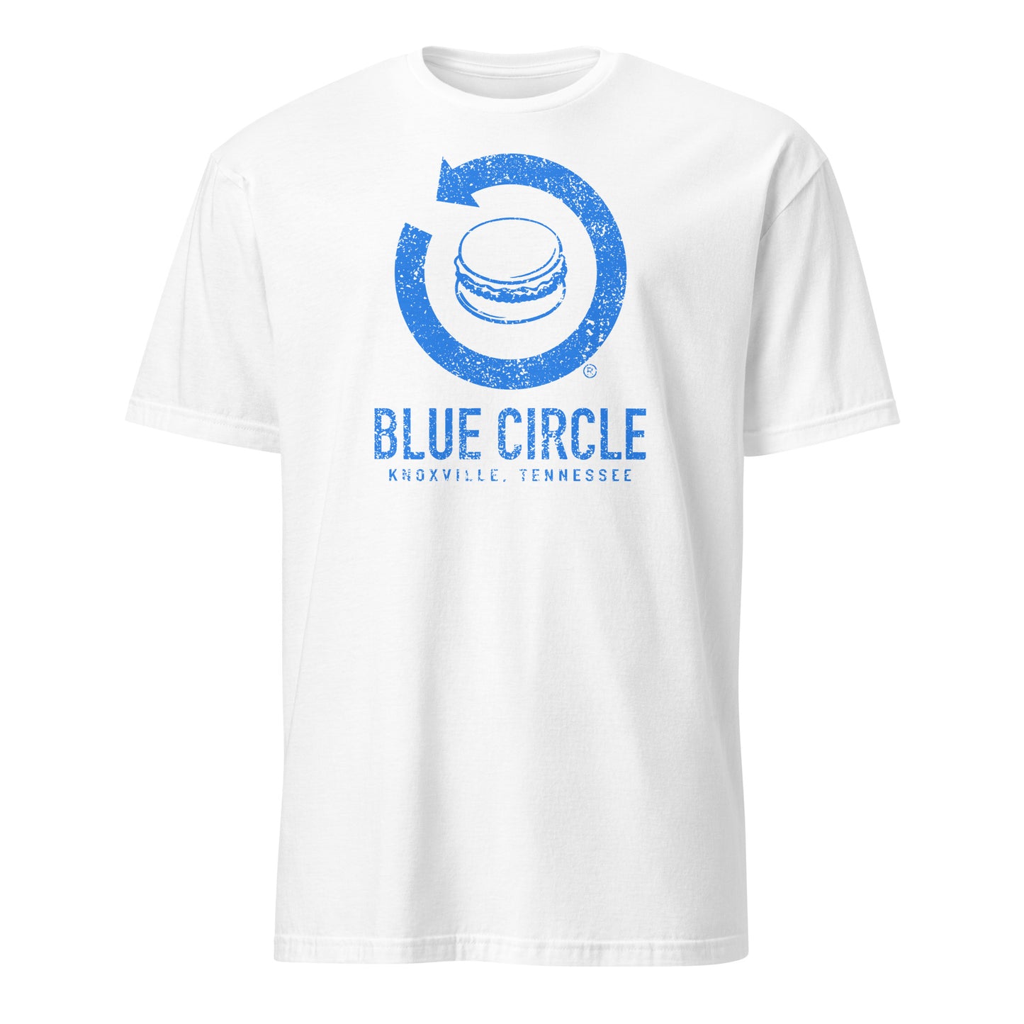 Blue Circle Arrow Logo T-shirt