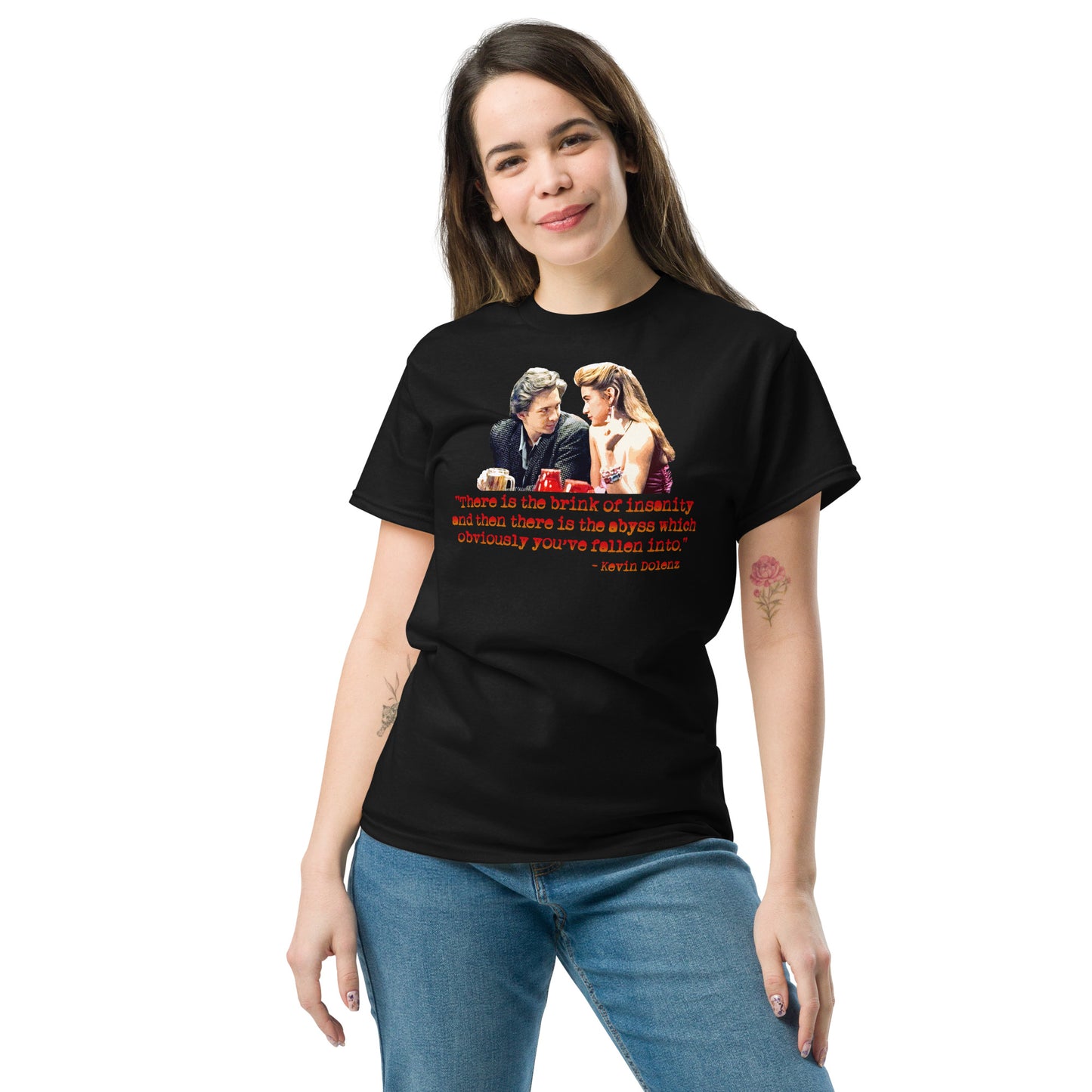 Brink Of Insanity St. Elmo's Fire Quote T-shirt