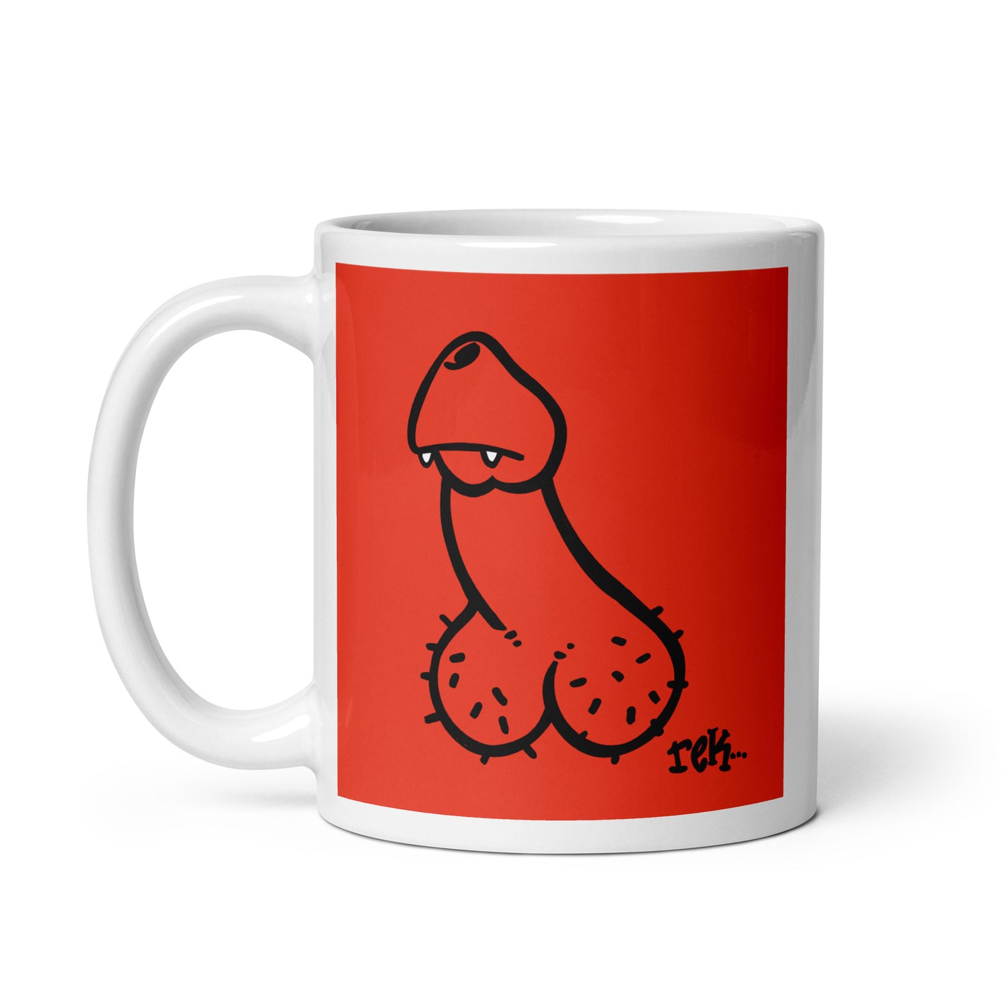 Vampire Penis White Glossy Mug