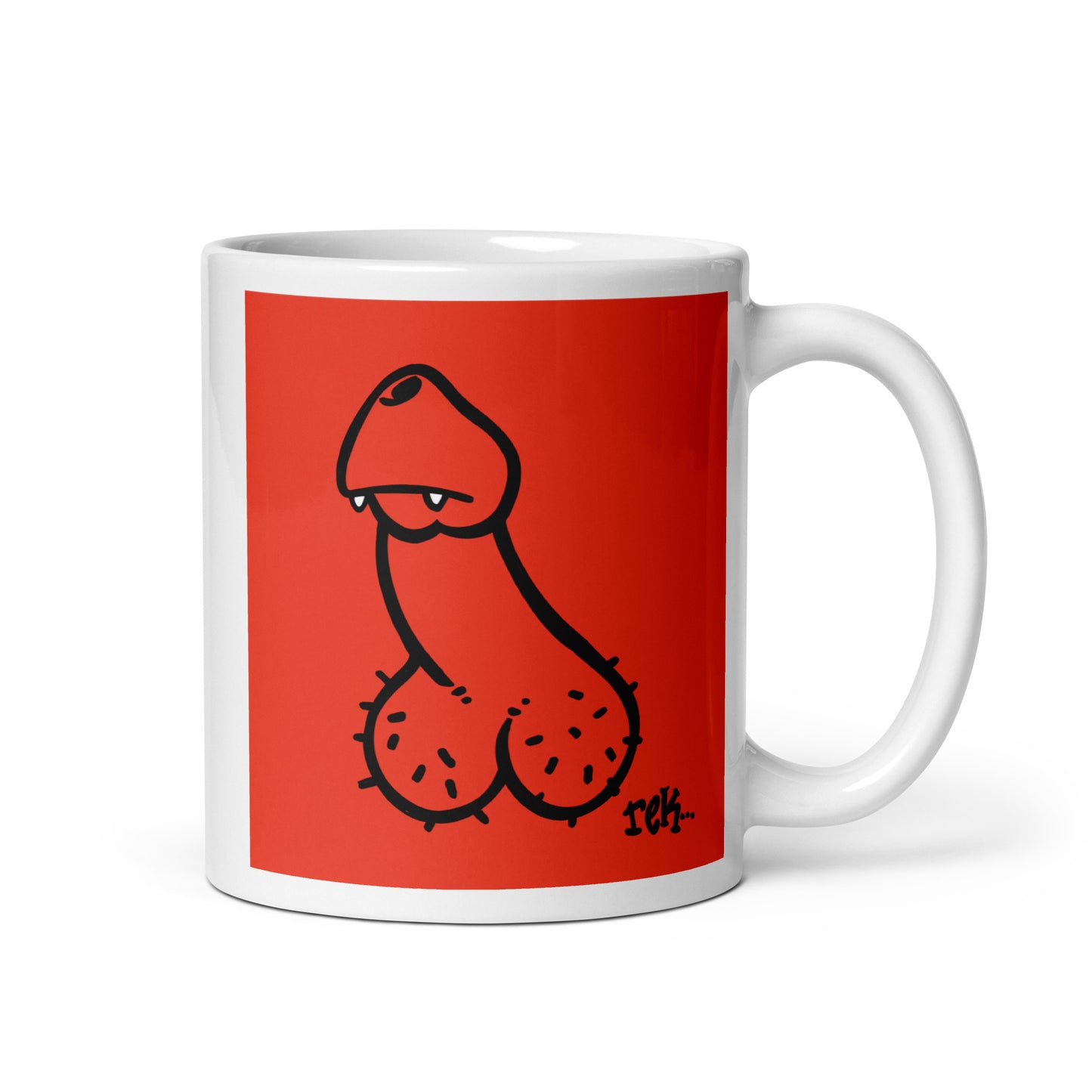 Vampire Penis White Glossy Mug