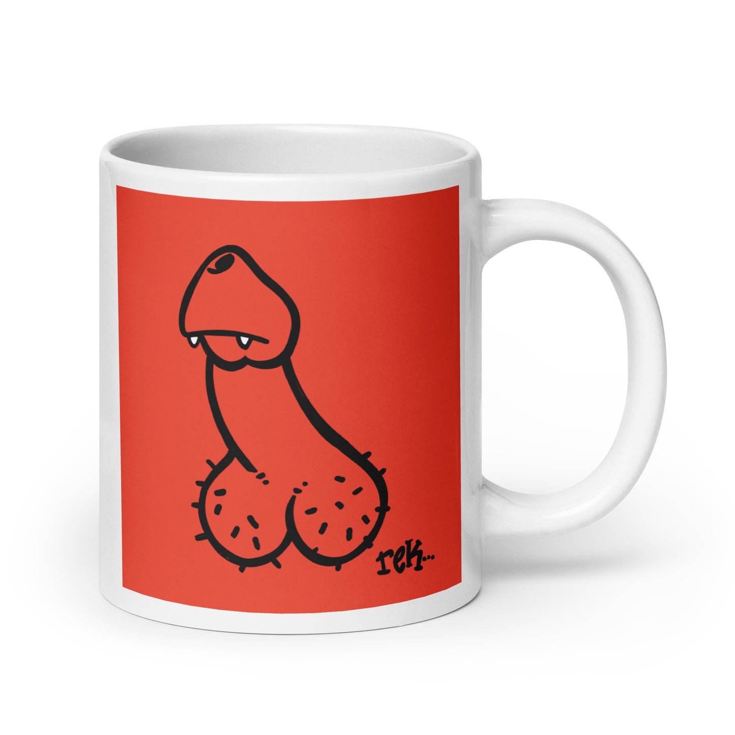 Vampire Penis White Glossy Mug