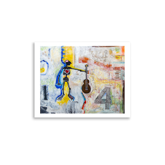 Middle-Aged Musician - Fine Art Print