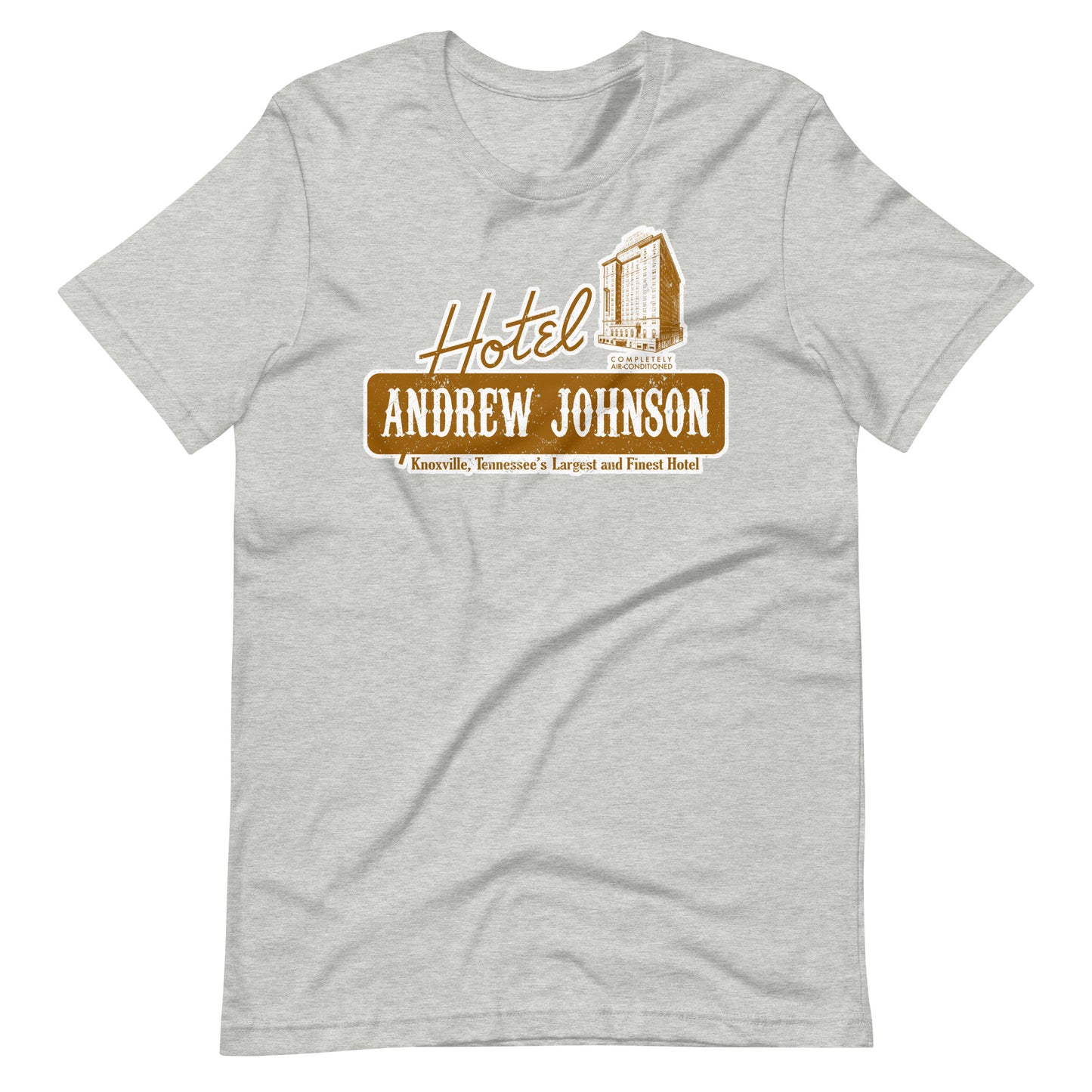 Retro Hotel Andrew Johnson T-shirt in Antique Orange