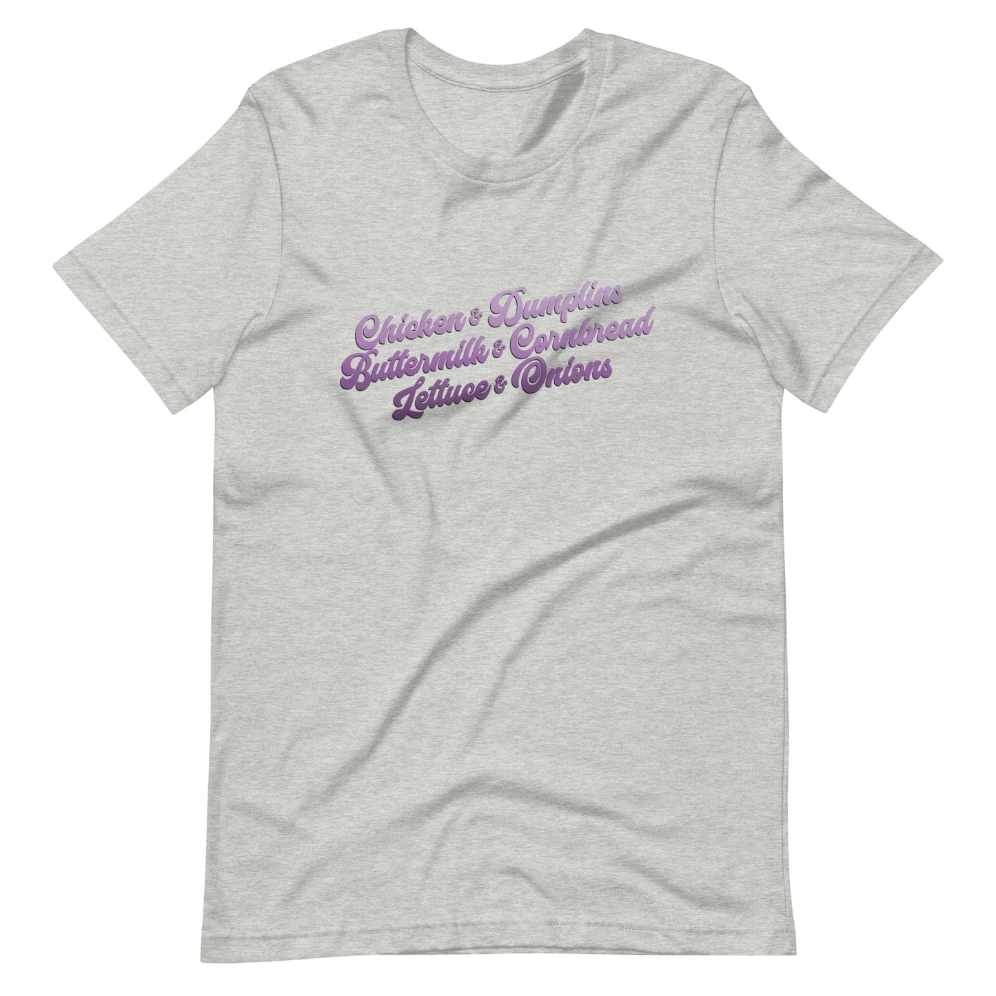 Chicken & Dumplins T-Shirt in Purple
