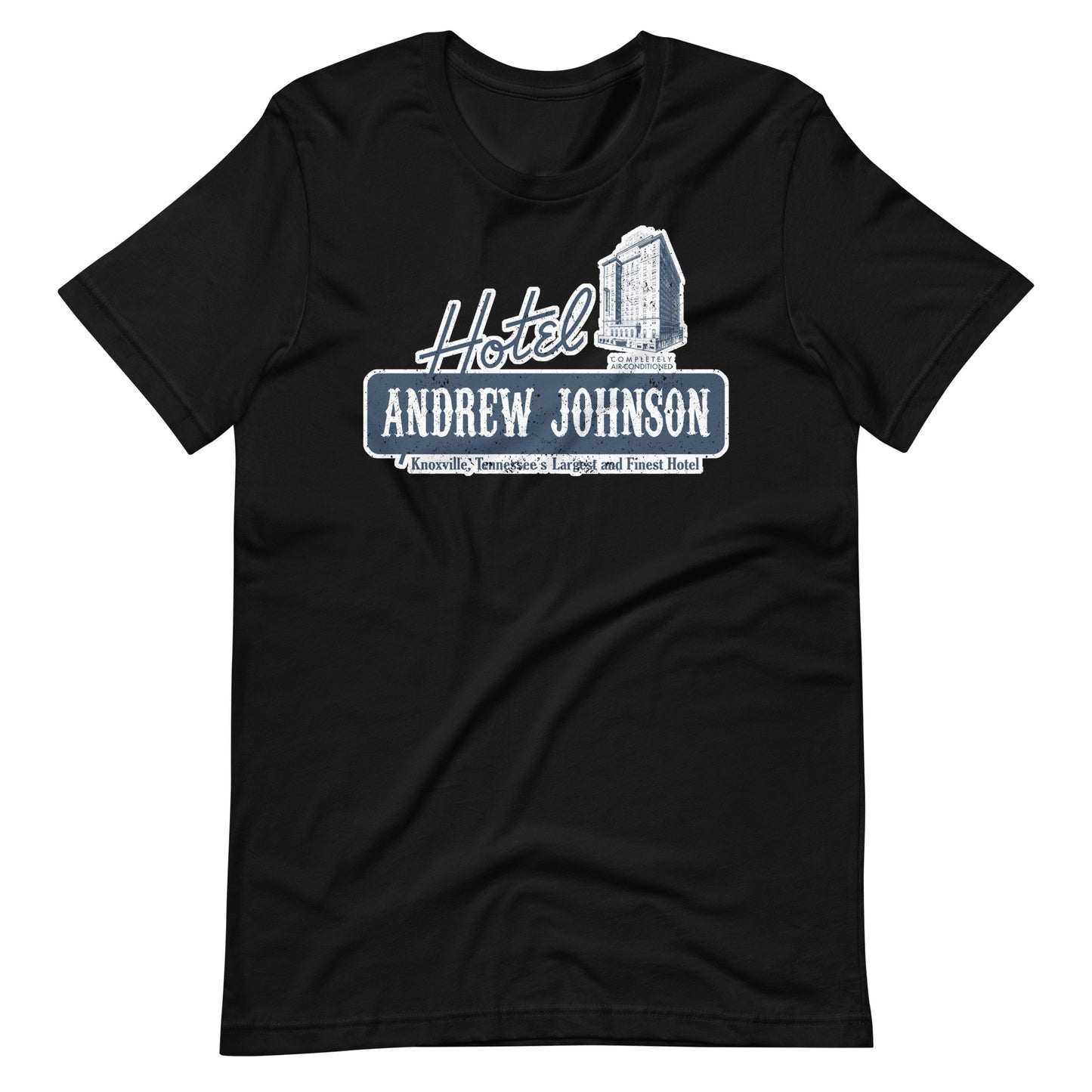 Retro Hotel Andrew Johnson T-shirt in Blue