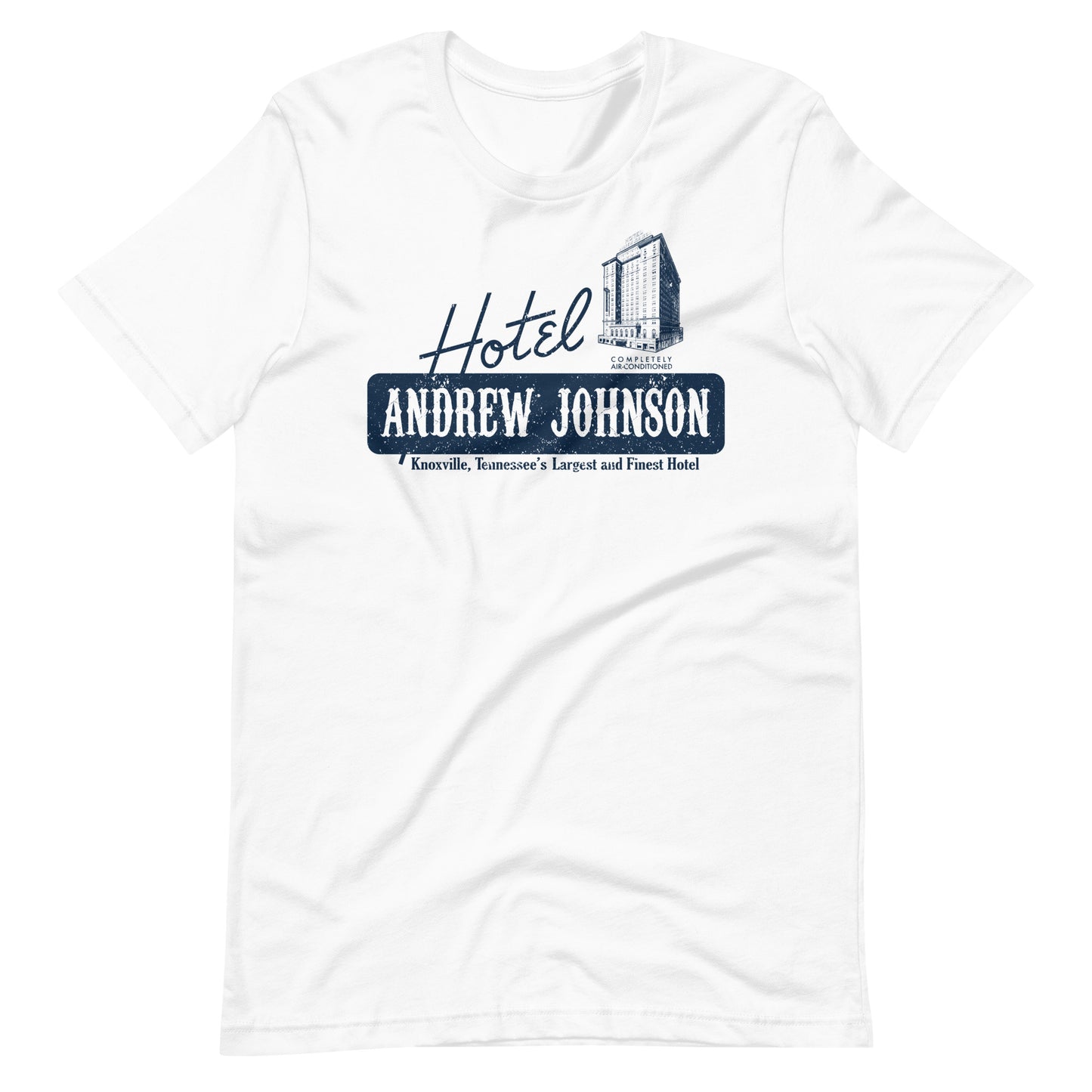 Retro Hotel Andrew Johnson T-shirt in Blue
