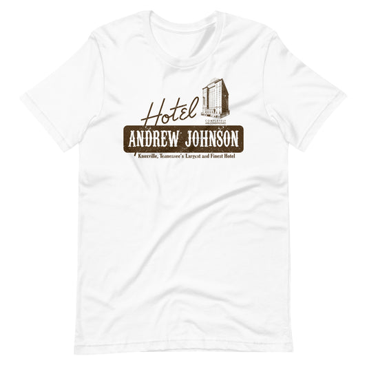 Retro Hotel Andrew Johnson T-shirt in Brown