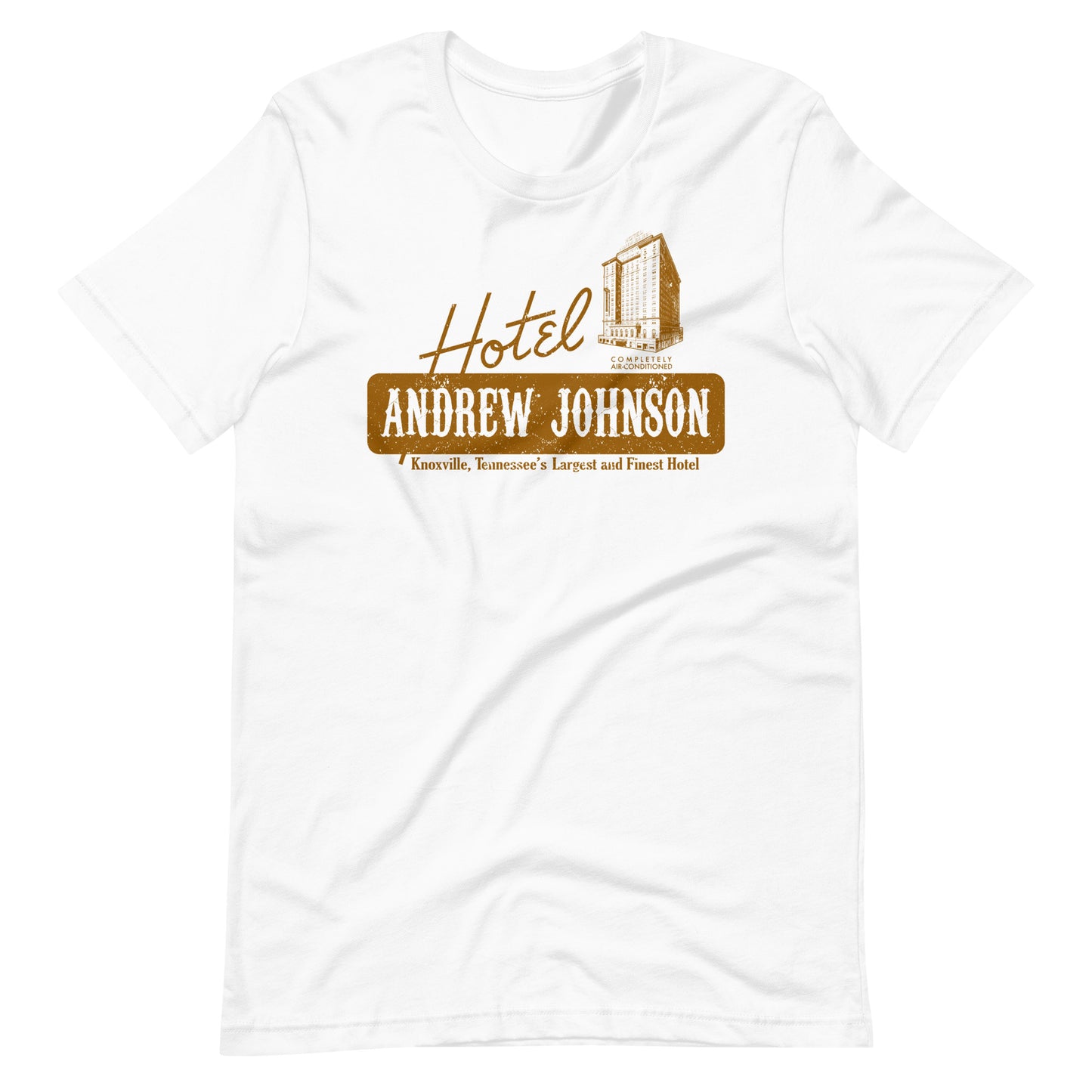 Retro Hotel Andrew Johnson T-shirt in Antique Orange