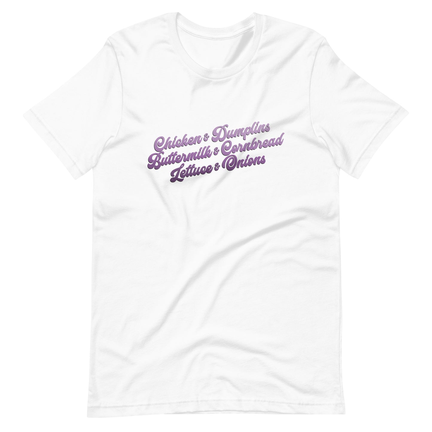 Chicken & Dumplins T-Shirt in Purple