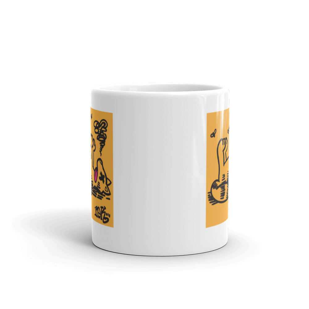 Dead Kitty White Glossy Mug