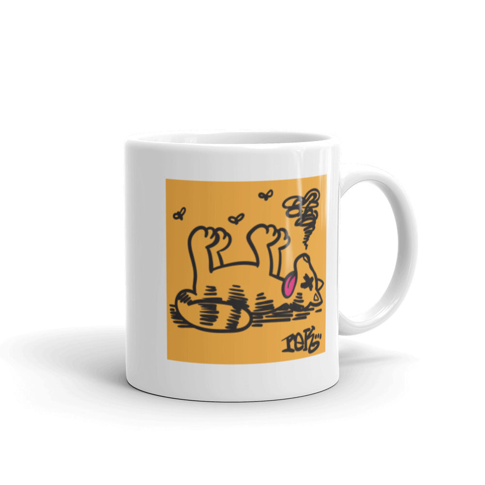 Dead Kitty White Glossy Mug