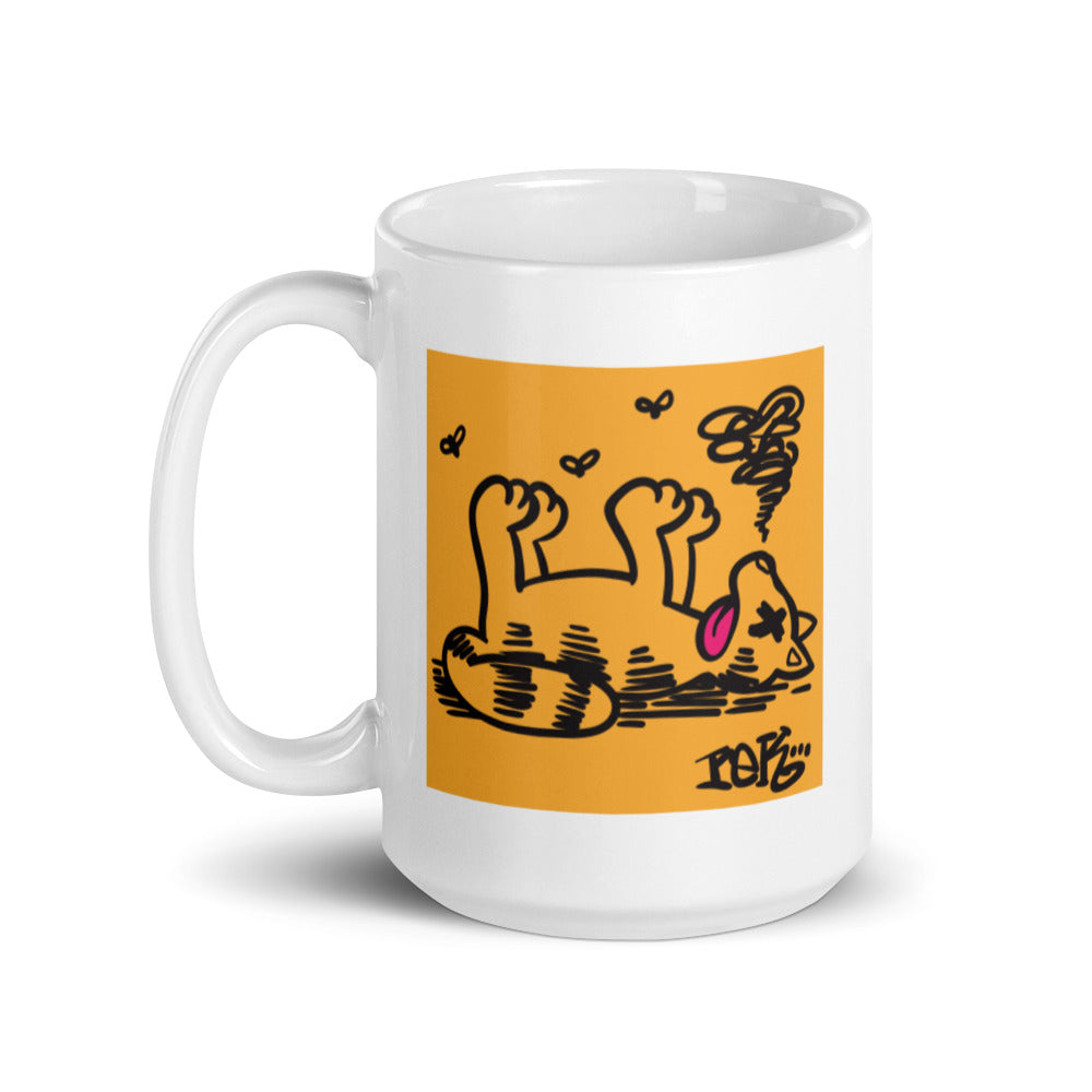 Dead Kitty White Glossy Mug